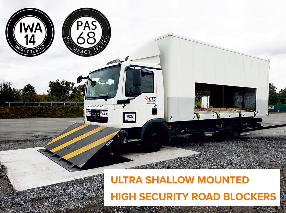 Crash test of PAS68/IWA14-1 Ultra shallow blocker