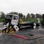 Successful crash-test of M30 high security road blocker, Munster, Germany