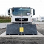Crash-test of PAS68/IWA14-1 Ultra shallow Road blocker (7,5t@80kph)