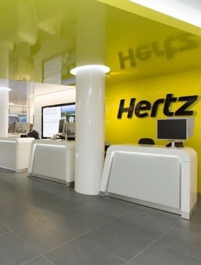 Hertz Rent-a-Car in Marseille airport, France